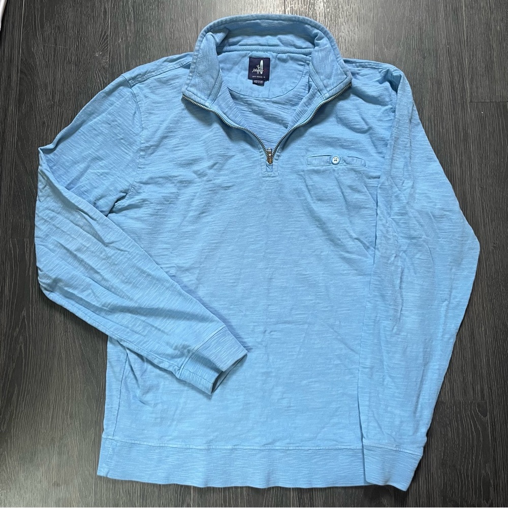 Excellent Blue Johnny -O 3/4 zip up - size medium